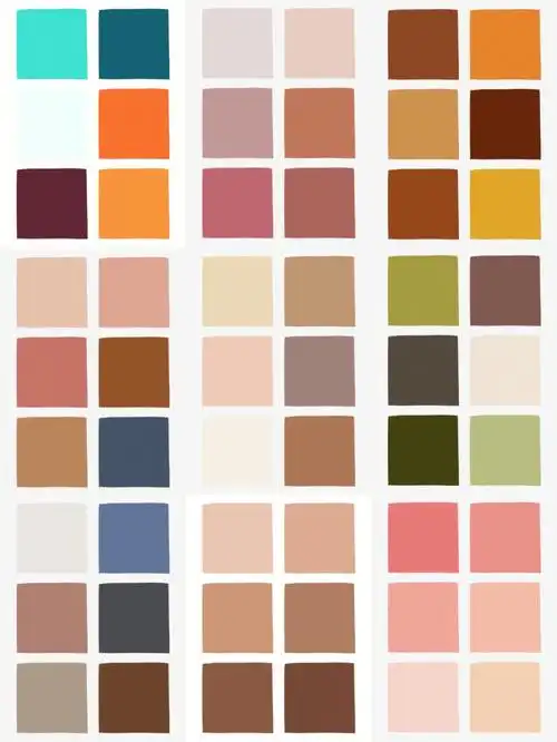 配色灵感高级感色卡合集超实用配色搭配