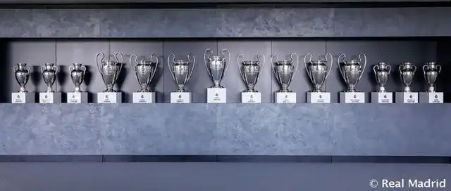 第一豪门!队史第14座欧冠进驻皇马荣誉陈列室