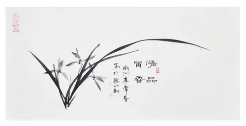 国画兰花百图07