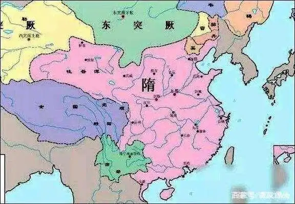 隋统一后的疆域