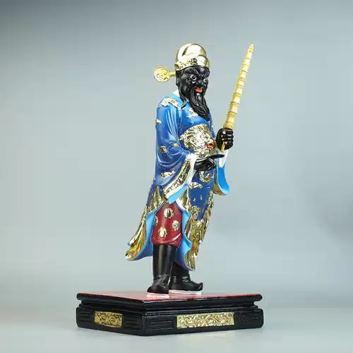 人物文武判官神像家用地府魏征钟馗摆件道教摆件