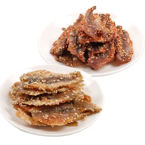 烟台特产芝麻蜜汁黄花鱼500g包邮小黄鱼干烤鱼片即食鱼零食