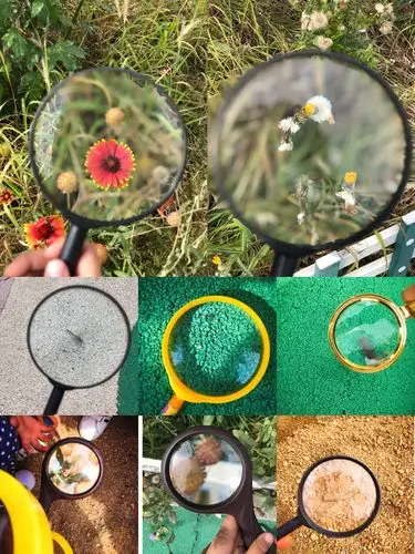 亿利东方幼儿园小一班科学实践活动——《有用的放大镜》