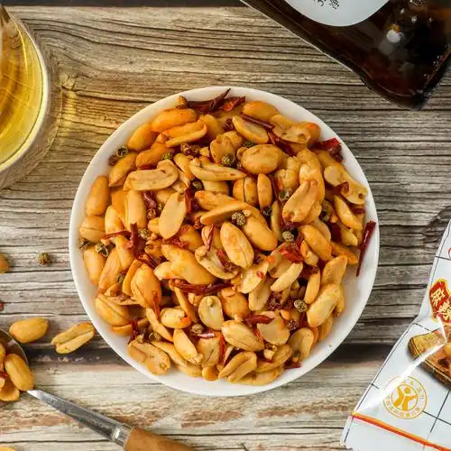 黄飞红麻麻辣花生米黄飞鸿旗舰店70g小包包装脆香下花生