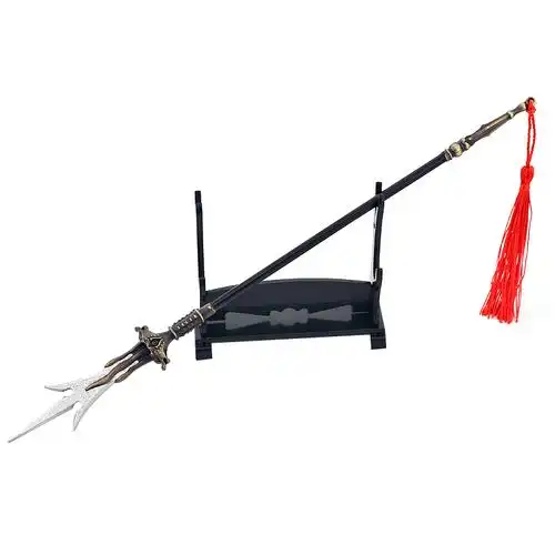 宝莲灯影视周边大号杨戬三尖两刃刀合金模型金属游戏