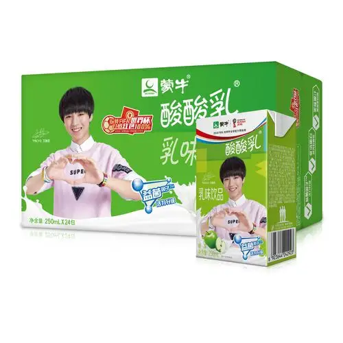 蒙牛酸酸乳营养乳味饮品原味250ml*24包