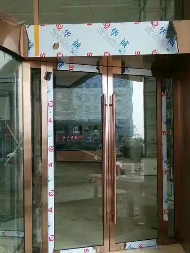 不锈钢包边玻璃门