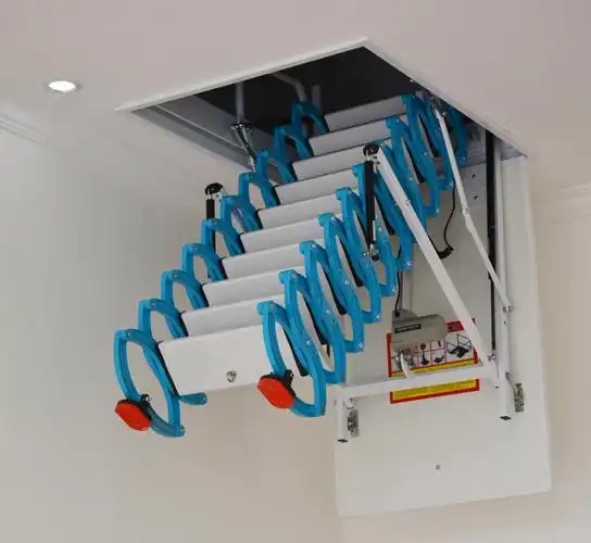 全自动阁楼伸缩楼梯折叠升降梯子电动家用梯复式别墅隐形梯室内梯