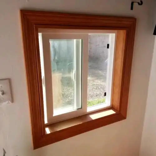 小型窗套用那种柚木线条包边