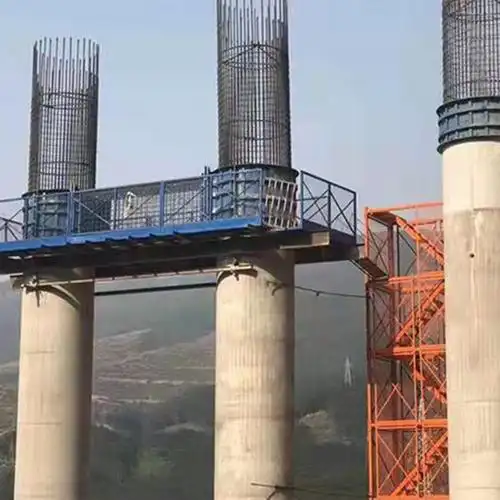 桥梁墩柱施工平台桥梁施工盖梁平台建筑施工盖梁平台