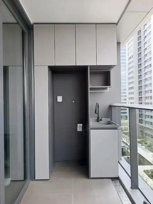 9款阳台洗衣机设计,看你喜欢哪一款?|柜子|台面|柜体|插座_网易订阅