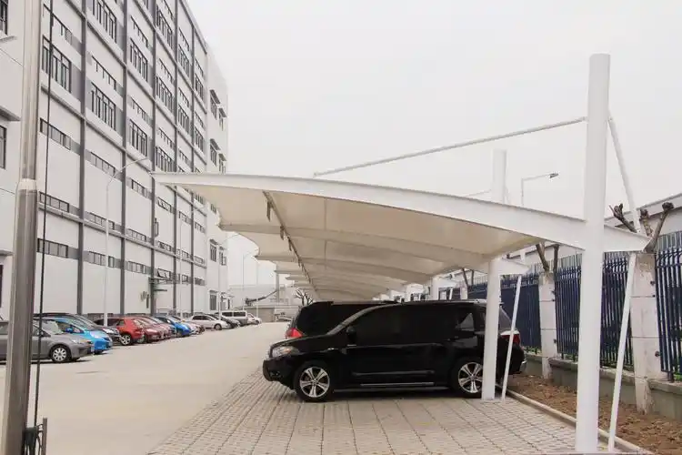 车棚-广东电动伸缩棚-车棚雨棚厂家-停车棚-公交候车亭-佛山顺德亮固