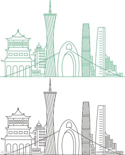 键 词:手绘广州塔 广州地标建筑 广州塔图片 简笔画广州