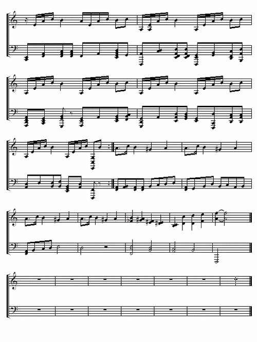 周杰伦威廉古堡钢琴谱