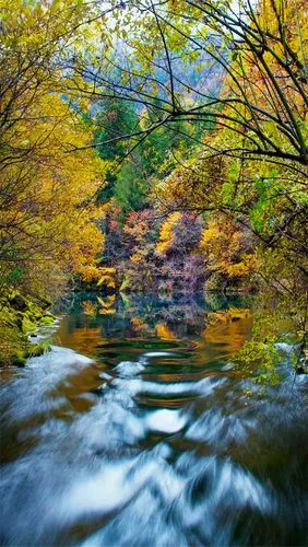 人间仙境九寨沟唯美风景精选手机壁纸