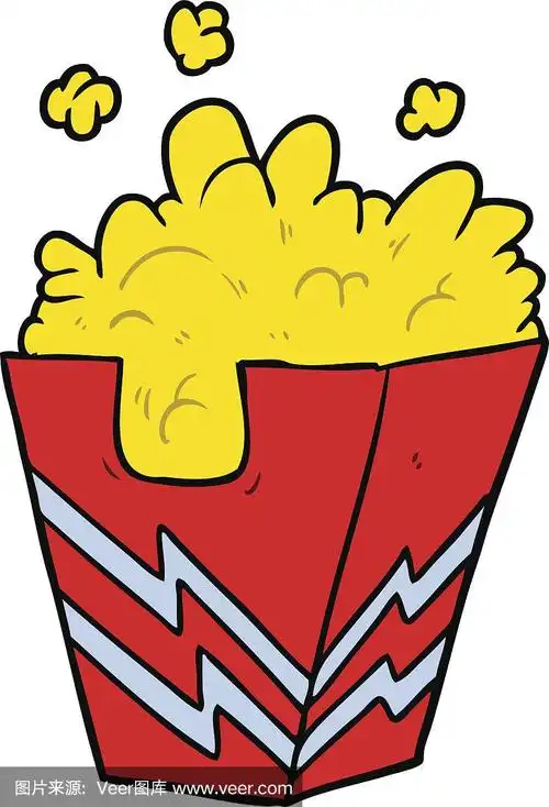 卡通爆米花盒