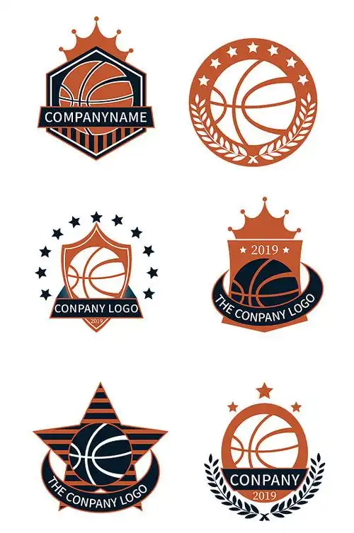 篮球logo模板免抠素材-众图网