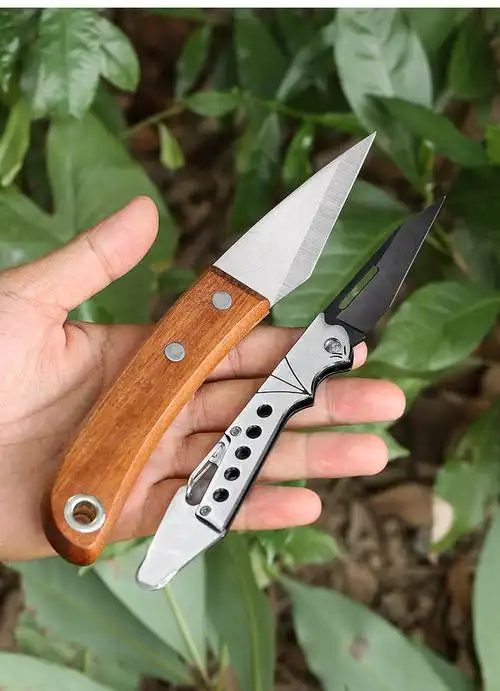 免磨折叠嫁接刀特殊钢制柄嫁接刀果农专用芽接刀锋利削木嫁接刀具