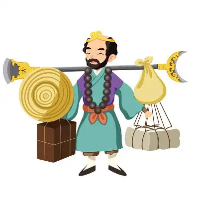 八戒插画人物素材立即下载卡通手绘西游记沙僧插画人物素材立即下载卡