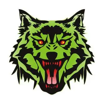 霸气狼头个性创意贴纸车门车身后玻璃装饰贴划痕遮挡贴电动摩托车彩绘