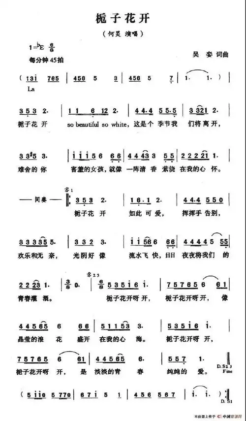 流行笛子曲|《栀子花开》管文娟老师笛子演奏