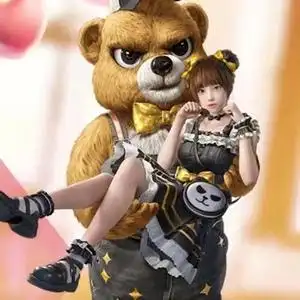 和平精英代抽赠送吃鸡皮肤套装浪漫波比头盔背包降落伞背包挂件