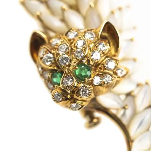 0新]伯爵piaget中性18k黄金胸针 进入该拍品专场  锤拍卖已流拍,未达