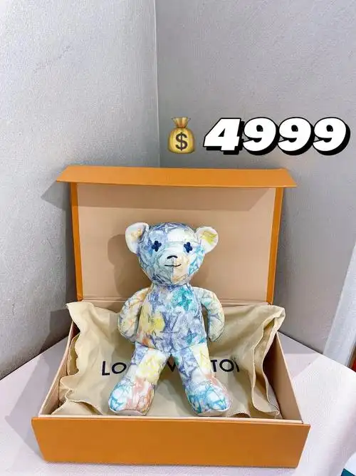 lv doudou louis玩偶 限量泰迪熊 全新