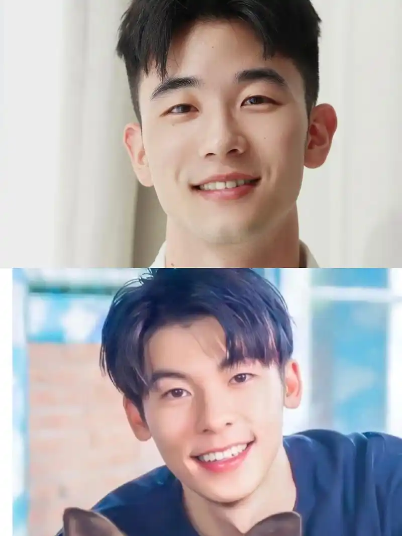 之前也有模仿许光汉的笑容进行练习,果然露齿笑起来更好看了,露齿笑是