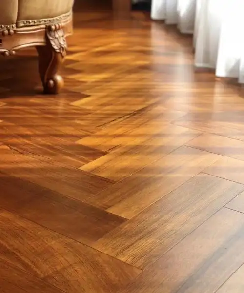 柚木地板拼法美学让地板变得更时髦