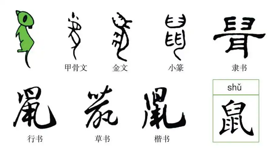 【鼠字变变变】古时候,老鼠很多,总是偷人们辛辛苦苦种出来的粮食