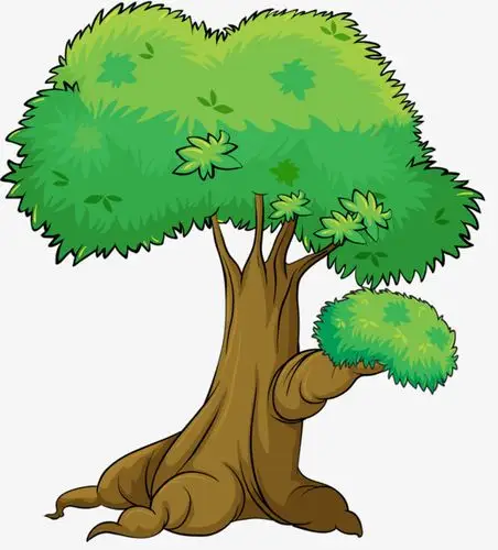 大树背景_绿色大树png素材-90设计