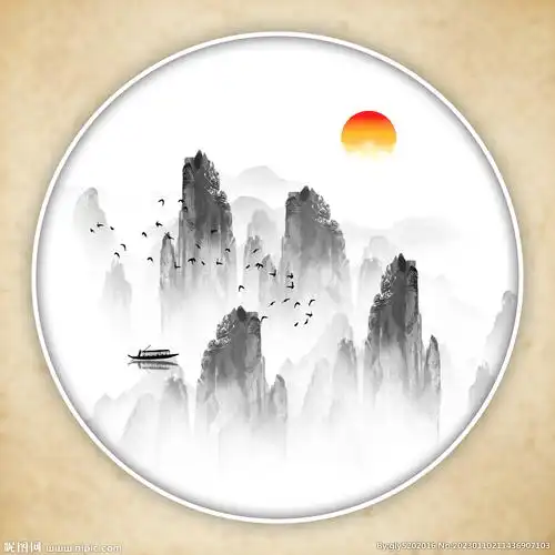 psd(cs6)颜色:rgb元(cny)举报收藏立即下载关 键 词:圆形水墨画 山水