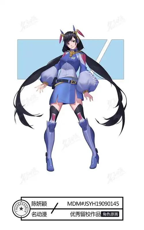 茯fu苓从名动漫cg数娱转采于2021-02-25 15:43:09双马尾未来风少女