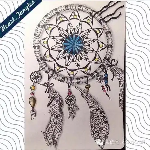 禅绕画爱好者的作品自用