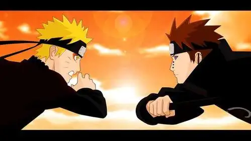 情况三:自来也和鸣人对来抓九尾的佩恩动之以情晓之以理让佩恩取消