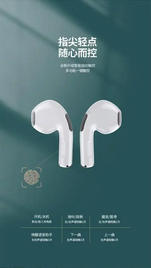 真无线苹果蓝牙耳机 4代超小迷你双耳入耳式跑步运动耳机