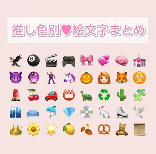 emoji表情符/ 全色*颜文字*通用06可爱的表情符号可以代言每一种
