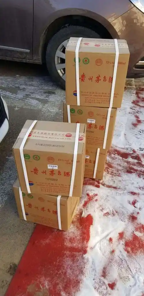 落袋为安.去买了五箱茅台过年