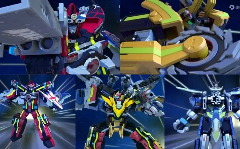 盘点巨神战击队之超救分队战机王合体合集