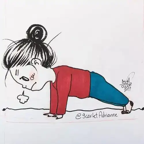 想象中练瑜伽的样子vs实际练瑜伽的样子简直不能太贴切