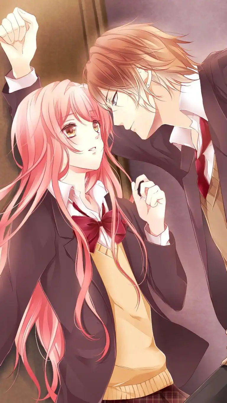 二次元小情侣壁咚壁纸,你最喜欢哪种壁咚方式和眼神?