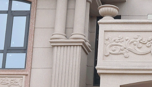 外墙仿石漆装饰分割线施工技巧