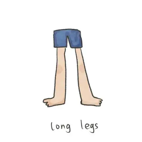 long 长的legs腿#手帐  #简笔画  #手绘  #标记我的生活  #长腿