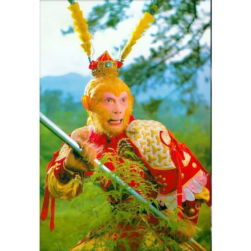 明星墙贴复古周边定制孙悟空西游记海报猴子房间寝室贴画装饰画