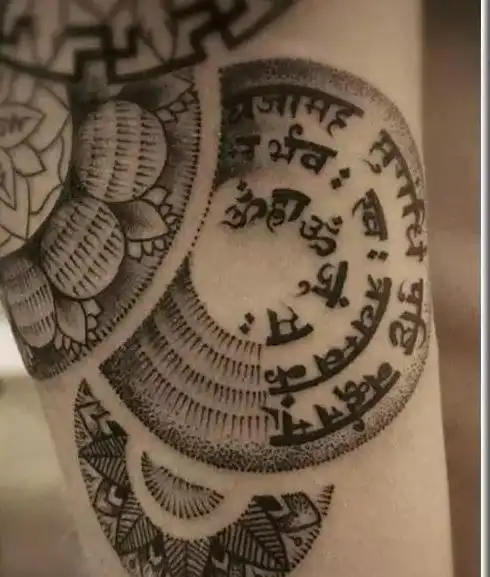 五条梵文纹身禁忌梵文纹身可以随便纹吗