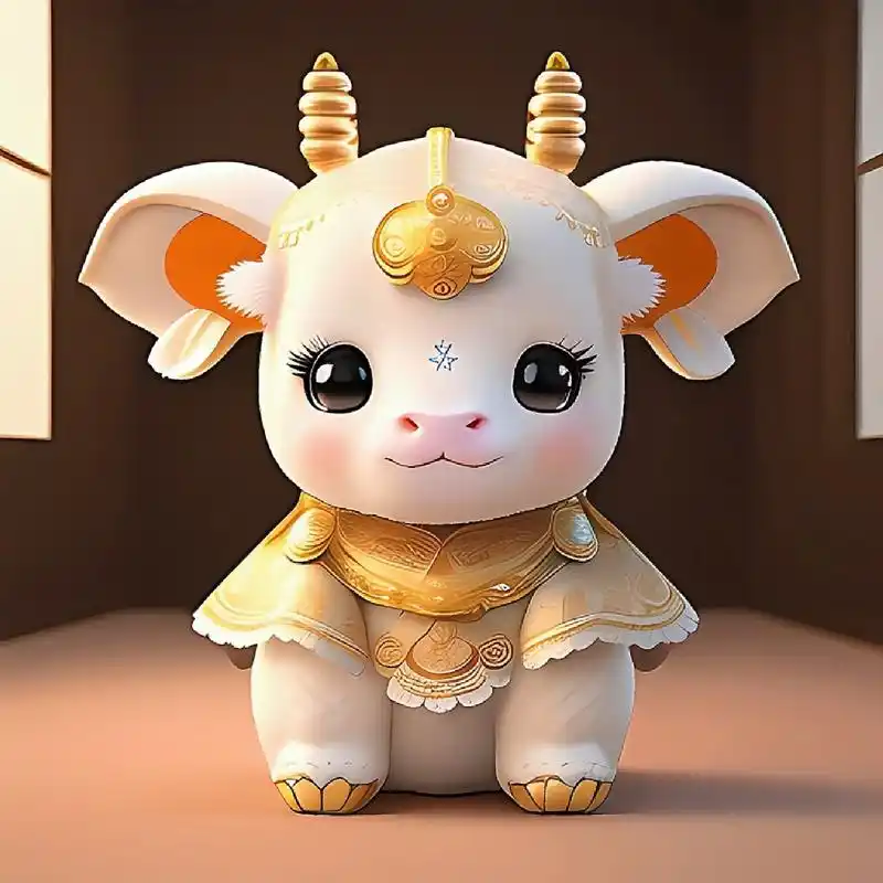 可爱俏皮的小牛宝宝头像!