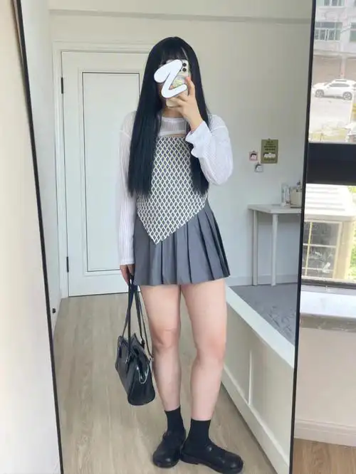 163110微胖女孩甜酷辣妹穿搭