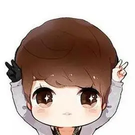 萌萌哒的q版鹿晗可爱卡通qq头像图片分享!