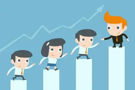 楼梯团队合作图片